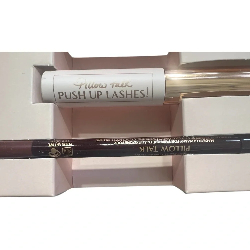 NIB Charlotte Tilbury Pillow Talk Dreamy Eye Duo - Super Blk mascara & Eyeliner